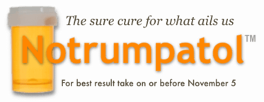 Comic label for nonexistent product.