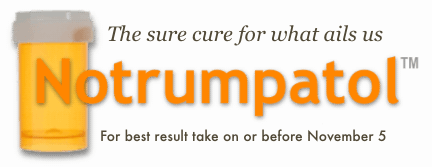 Comic label for nonexistent product.